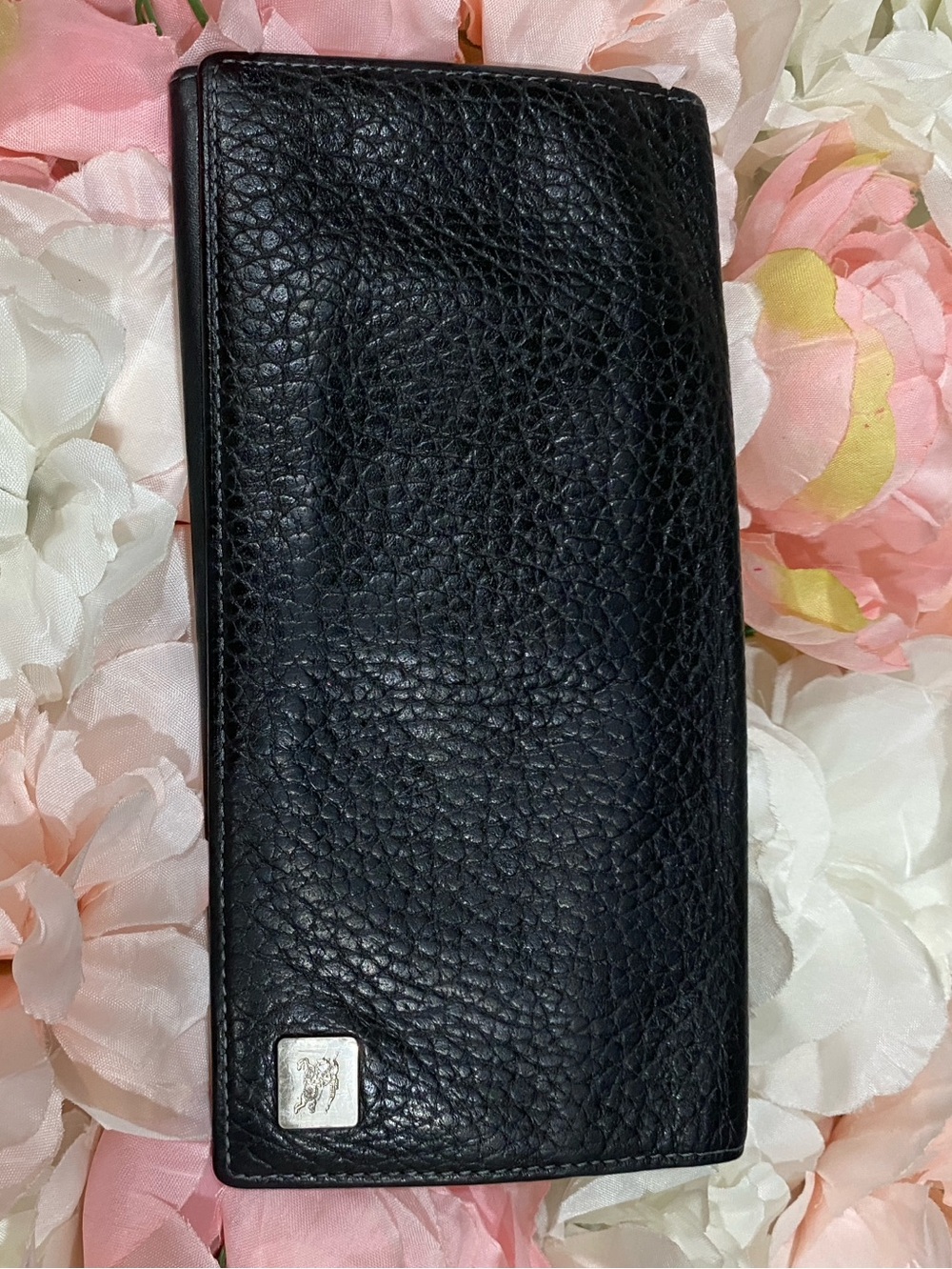 Burberrys Black Leather Bifold Wallet